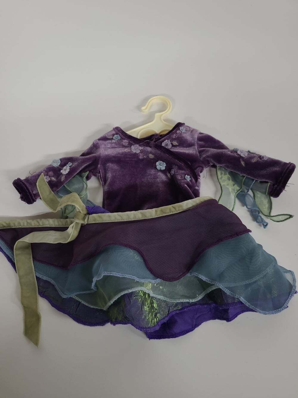 American Girl Wood Fairy Costume Leotard and Skirt Hanger Included - Retired